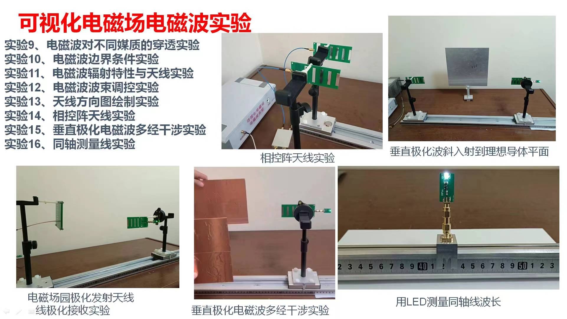 電磁場電磁波可視化教學(xué)實(shí)驗(yàn)系統(tǒng)